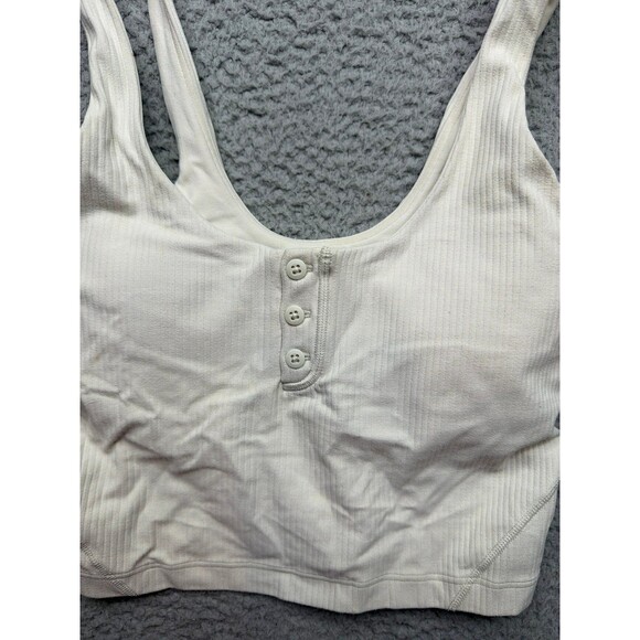 The Lululemon Align™ Ribbed Henley Tank Top (Style #W1EQCS) sz 0 - Picture 2 of 7